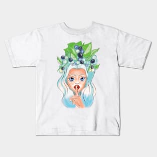 ice girl grapes Kids T-Shirt